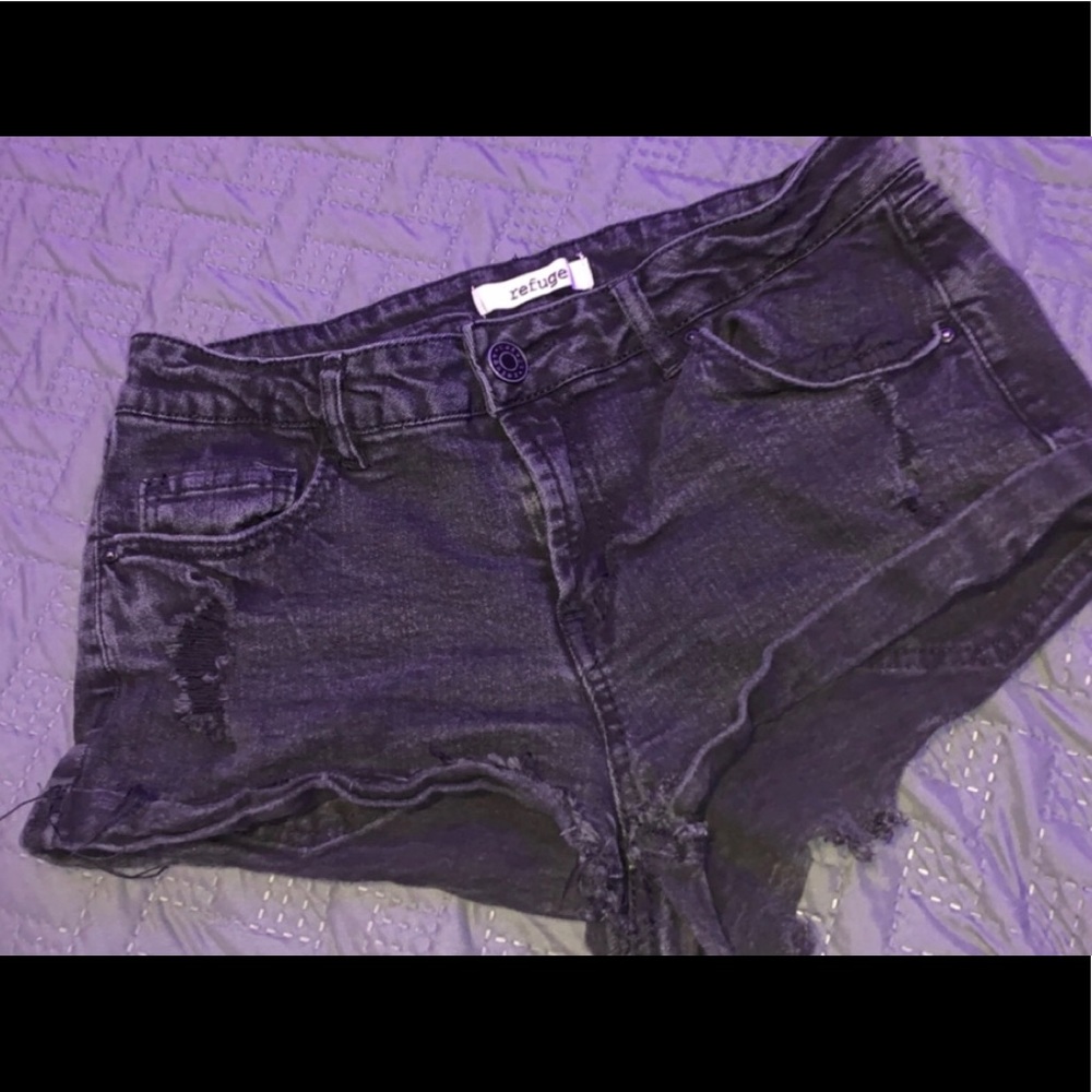 black charlotte russe shorts